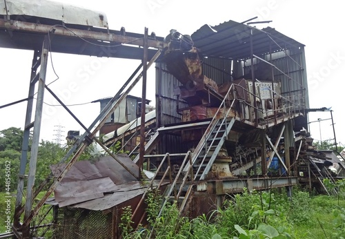 abandoned stone crusher plant in india