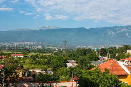 ブルガリア　丘から見えるソフィアの街並み