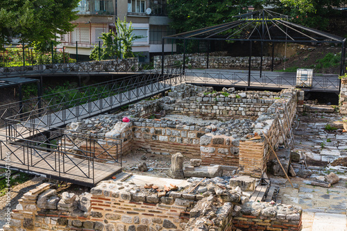 ブルガリア ヴァルナの小さいローマの公衆浴場