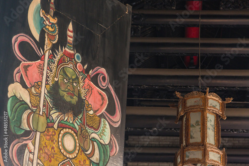 Bild auf Leinwand 中国　広州市の陳氏書院の扉絵