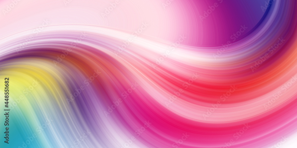 Abstract rainbow light wave futuristic background
