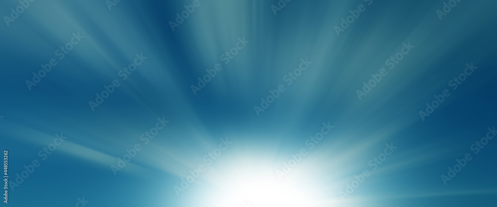  Starburst Blue Light Beam Abstract Background
