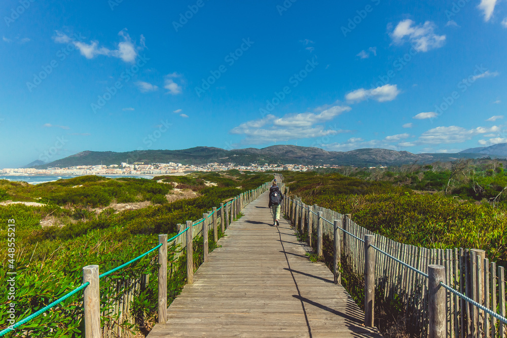 portugal camino de santiago way (path) near ocean