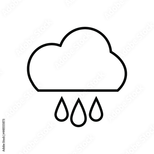 Weather icon vector set. Synoptic illustration sign collection. Weather forecast symbol or logo.
