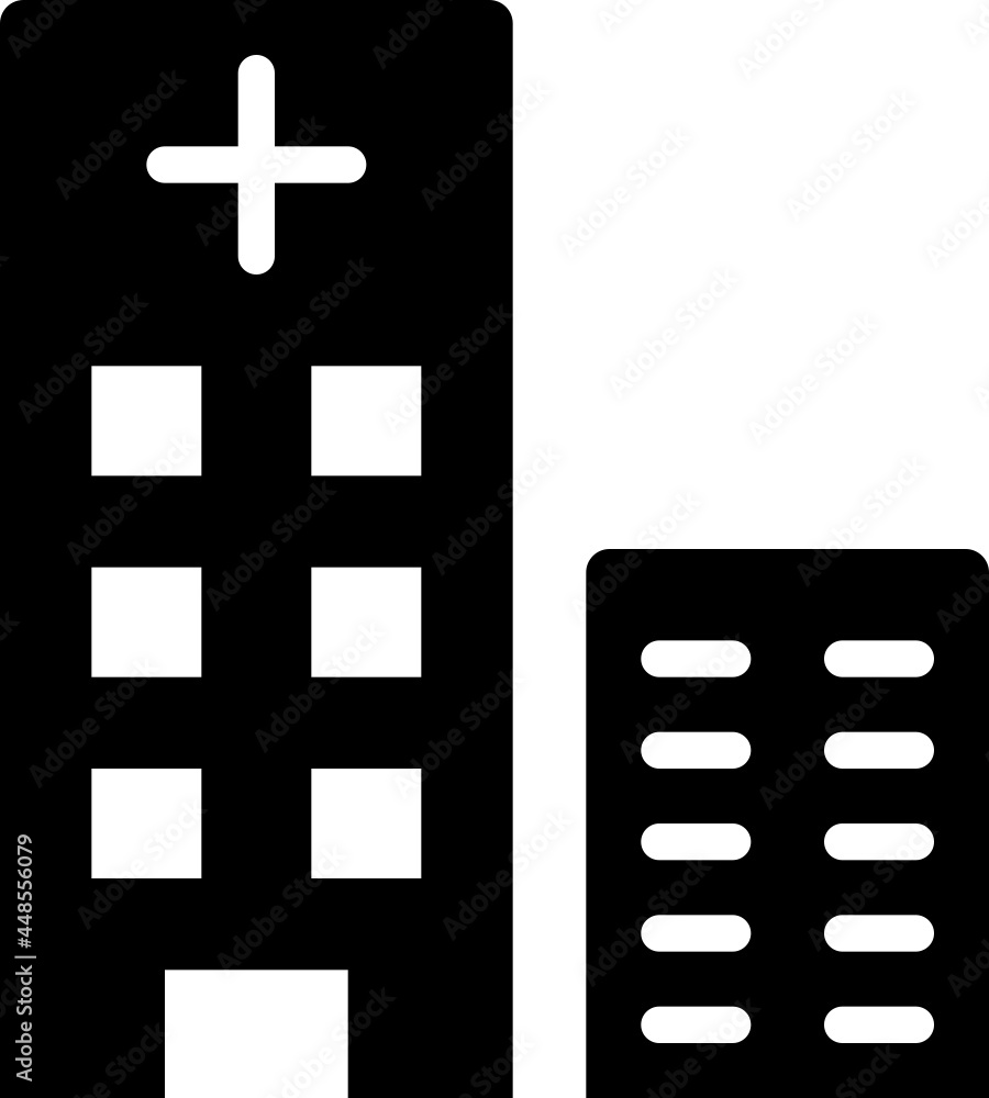 Fototapeta premium hospital icon
