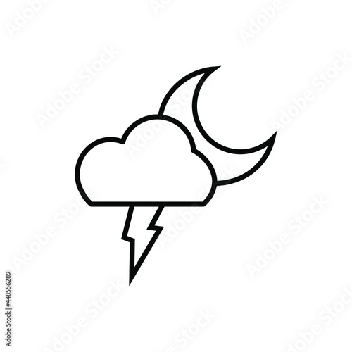 Weather icon vector set. Synoptic illustration sign collection. Weather forecast symbol or logo.
