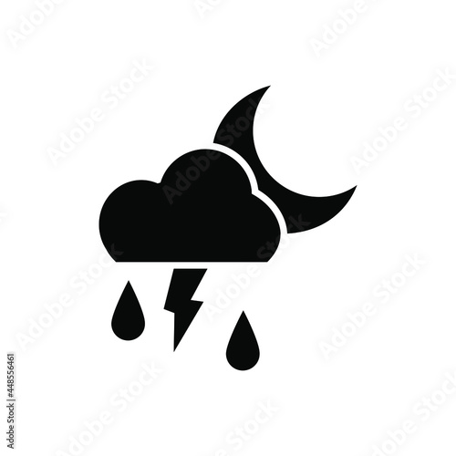 Weather icon vector set. Synoptic illustration sign collection. Weather forecast symbol or logo.
