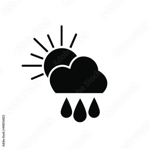 Weather icon vector set. Synoptic illustration sign collection. Weather forecast symbol or logo.
