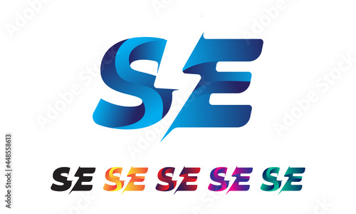Letter S and E Energy Logo 