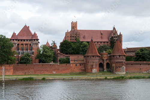 Malbork, medieval teutonic castle in Poland