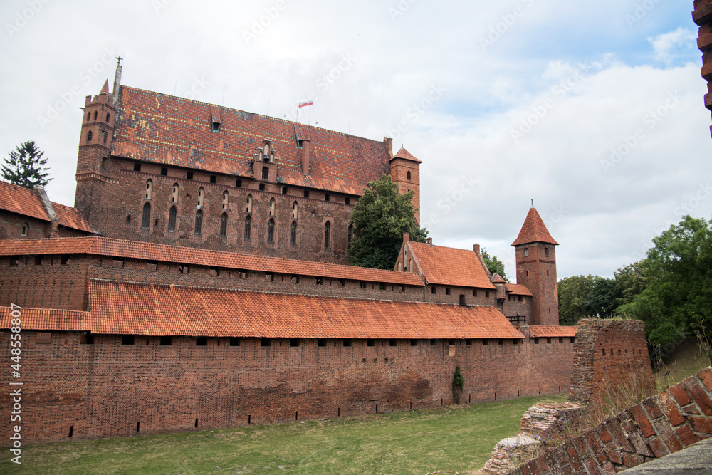 Malbork, medieval teutonic castle in Poland