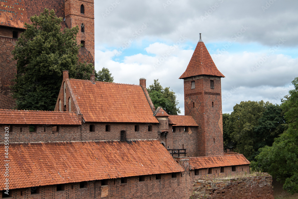 Malbork, medieval teutonic castle in Poland Malbork, medieval teutonic castle in Poland
