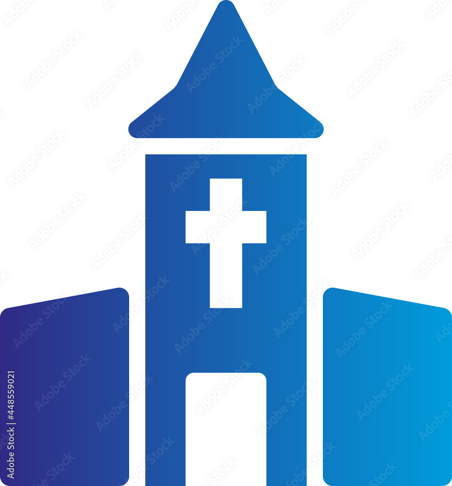 Obraz premium church icon