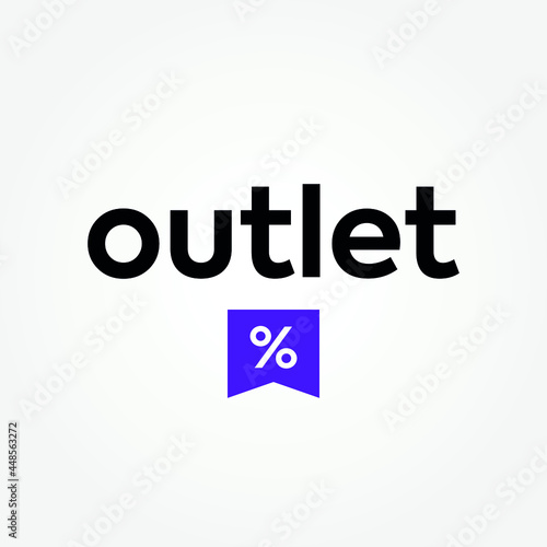 outlet sale tag post