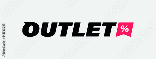 outlet sale vector 