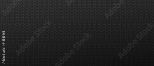 Dark honeycomb convex hexagons background