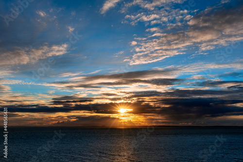 sunset over the sea © Kieran