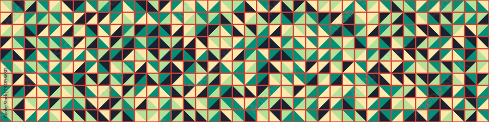 Obraz premium Abstract Geometric Pattern generative computational art illustration