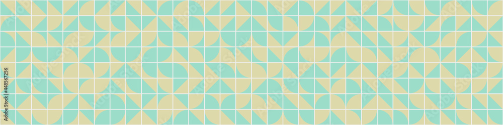 Fototapeta premium Abstract Geometric Pattern generative computational art illustration