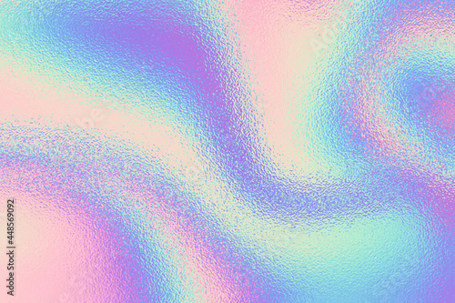 Iridescent Texture. Holographic Background. Hologram Gradient Neon