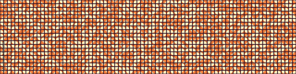 Fototapeta premium Abstract Geometric Pattern generative computational art illustration