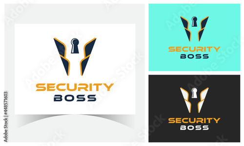 Security Boss Logo Design Template.
