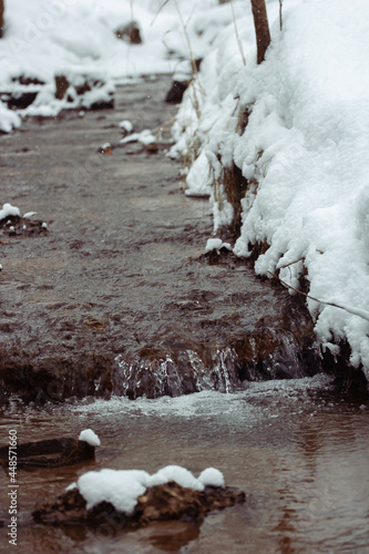 river in winter