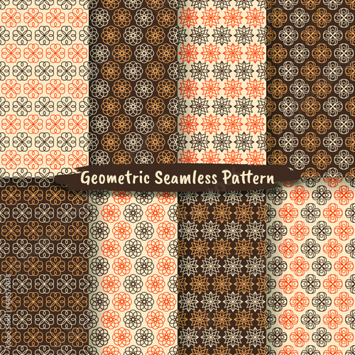 Collection of Geometric Seamless Pattern