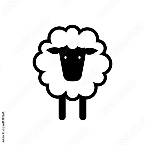 Sheep icon design template vector isolated