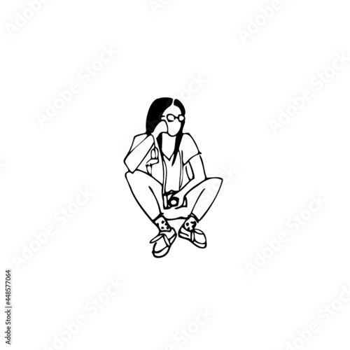 Ladylike sitting demonstrated