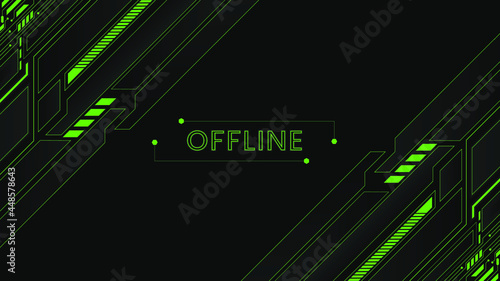 Abstract futuristic black and green gaming background with modern esport shapes