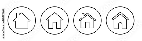 House icon set. Home icon vector © AAVAA