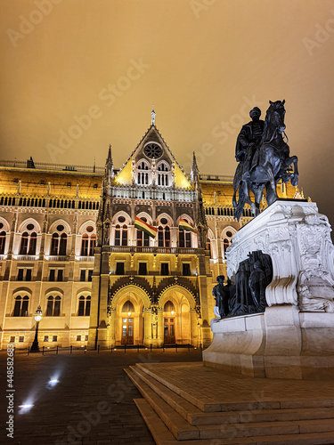 city castle at night