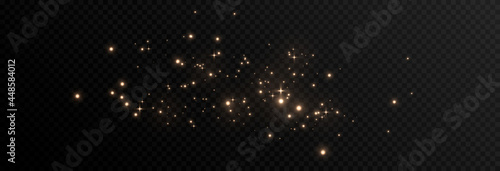 Vector magic glow. Sparkling light, sparkle dust png. Sparkling magical dust. Christmas light. photo