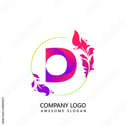 abstract flower logo
