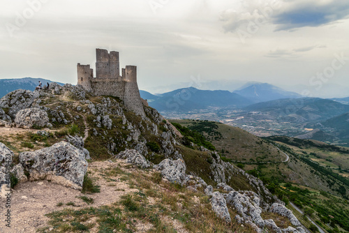 Rocca Calascio  Gran Sasso National Park. June 2021. The Aquila area of       Gran Sasso and in particular the fortress of Calascio have been used as a setting for numerous films. LadyHawke 