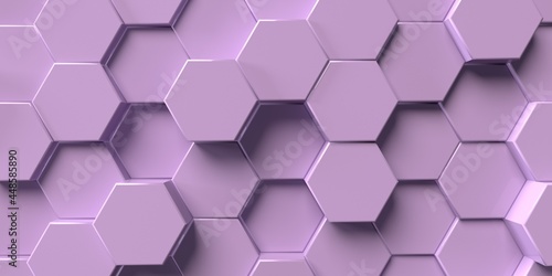 Abstract hexagon geometry background