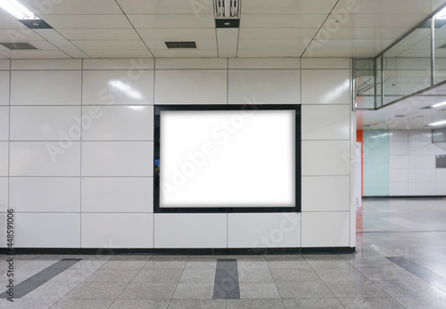 Subway Scenery and Advertising Mockup