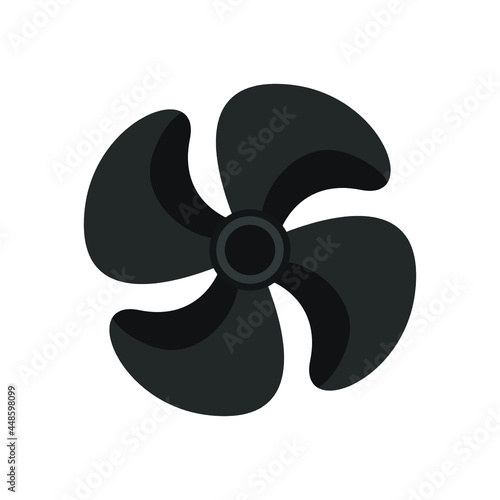 fan icon vector isolated on white background, Fan icon design illustration.