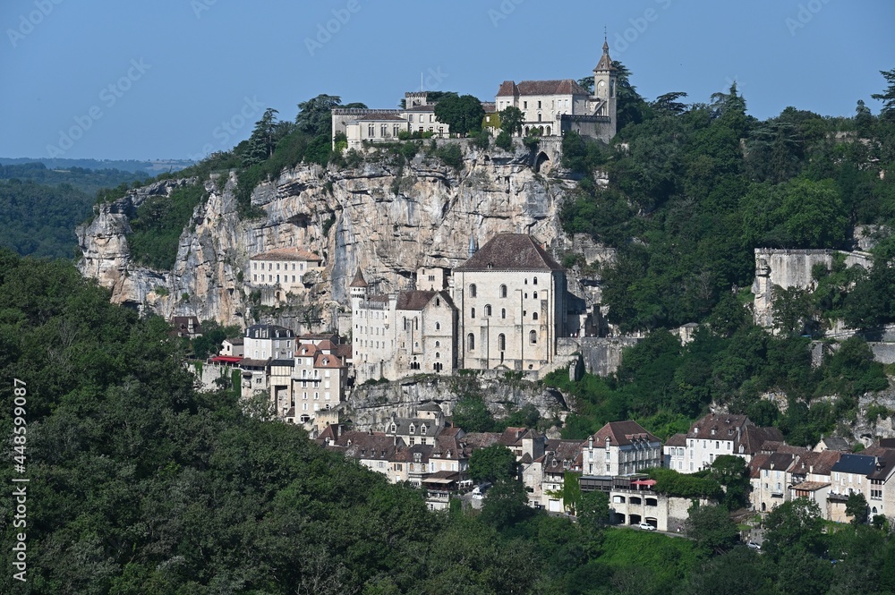 Scenic view of Rocamadour