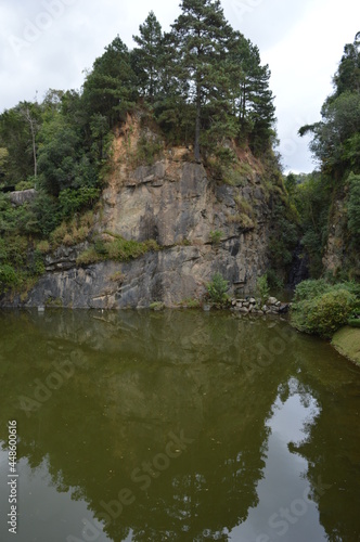 rock in the lake