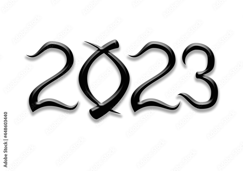 Naklejka premium Jahr, Datum, Start, Kalender, Schriftart, Grafik, Design