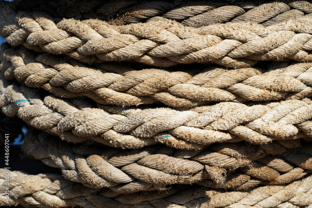 Boat Rope Textured close up Boat Rope Textured close up