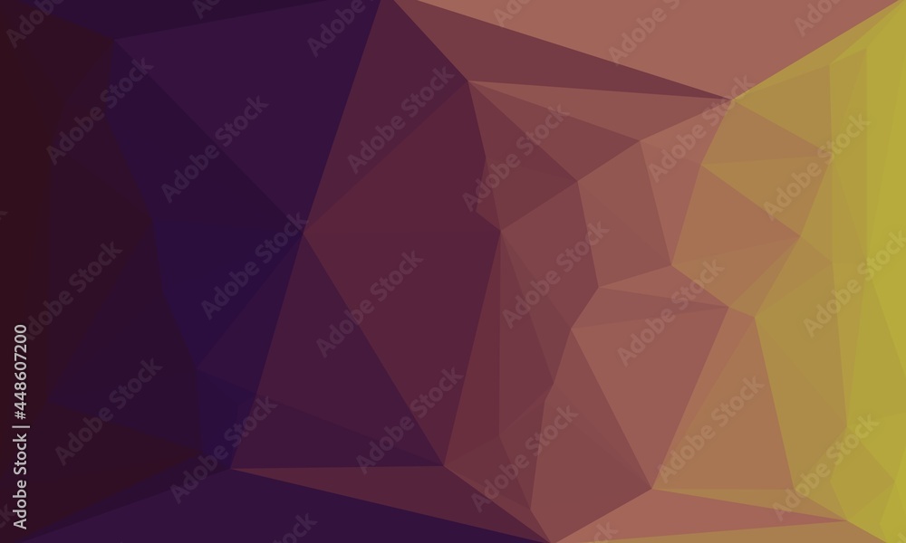 Obraz premium vibrant creative prismatic background with polygonal pattern