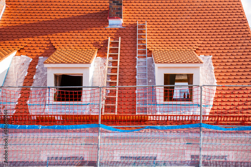 Stadtansicht von der Altstdt Nördlingen in Bayern