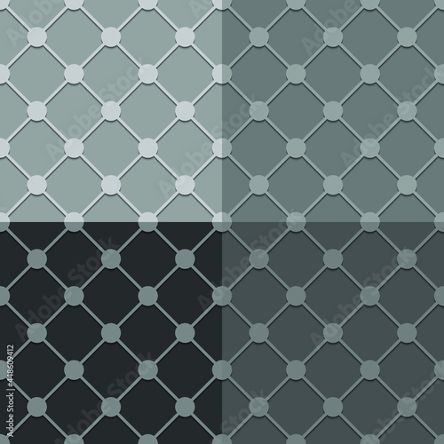 Cage pattern. Seamless mesh and grid. Geometric vector endless background. Abstract seamless illustration for web design.