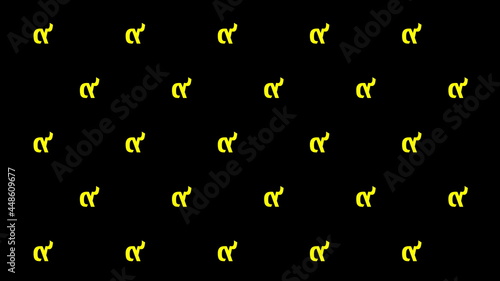 Thai number 9 pattern background