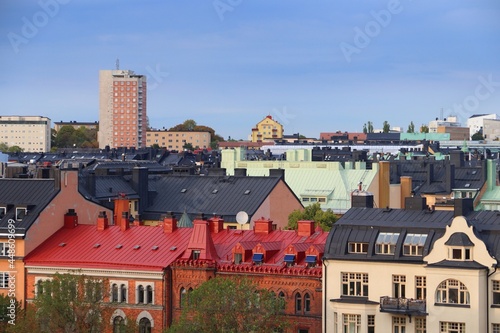 Photography Norrmalm district skyline in Stockholm