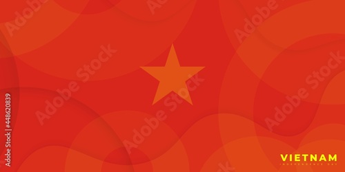Red background with transparency star design