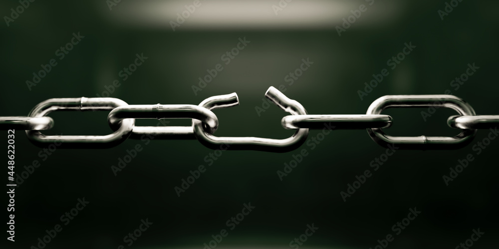 Obraz premium CADENA ROTA RENDER 3D